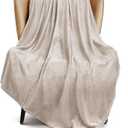 Exclusivo Mezcla Fleece Throw XL Blanket for Couch, Sofa, Super Soft and Warm Camel Blankets, All Season, Cozy, Plush, Lightweight, 50x70 Inches