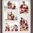 11x14 Collage Picture Frame Walnut, 5-4x6 Photo Frame, 1 Pack
