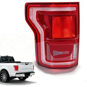LED Tail Lights Compatible with 2015 2016 2017 Ford F150 with BlindSpot Left Driver Side Rear Light Tail Lamps Assembly,Waterproof Replacement HL3Z13405D HL3Z-13405-DCP