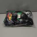 Poshetion Witch Halloween Costume for Girls - Light Up Toddler Witch Dress with Broom & Hat, Glow in the Dark for Wicked Parties (Green, Medium)