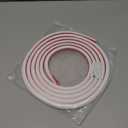 118" Cord Hider Wall, Self Adhesive Silicone Cord Covers for Wires On Wall, Cord Hider for Wall Mount TV, Flexible Cable Cover Raceway Kit for 1 Wire, White (0.59" W x 0.39" H)