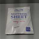 Cot Sheets 30" x 80", Cot Size Sheet Fitted with Narrow Twin/Camp Rvs Bunk/Guest Beds/Camping/Travel Trailers/Spilt Queen Bed, Super Soft Breathable Microfiber Cover, Bottom Sheet, White