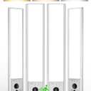EZVALO 4-Pack Under Cabinet Lights, 2300mAh Rechargeable Motion Sensor Light Indoor, Wireless Closet Lights Battery Operated, with 3 Color Temps, Dimmable, Magnetic, for Kitchen, Stair, Pantry(8inch) (White)
