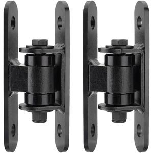 SPARKWHIZ 7" Heavy Duty Gate Hinge, Bolt onto or Weld on Gate Hinge with Needle Roller Bearing for Driveway Vehicular Pedestrian Gates, 2 Pack