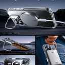 ESR for iPhone 16 Pro Case with Stand, Camera Control Button Compatible with MagSafe, Full-Body Military-Grade Drop Proof Case with Built-in 9H+ Tempered Glass Screen Protector, Clear
