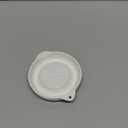 1 Pack Advanced Ceramic Grater Plate for Ginger, Garlic, Onion, Cheese, Lemon, Chocolate, Vegetables and Fruits in Kitchen, White, 6 Inches