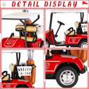 Leitee 21 Pcs Golf Cake Topper Cake Decoration Cupcake Topper Include Mini Cart Red Flag Ball Green Tree Club Sun Umbrella for Golf Themed Birthday(Red,Classic)