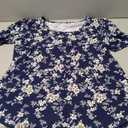 Womens Summer Tops Casual Shirts Pleated Tunic, Size L