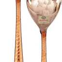BONA FIDE COPPER hammered Serving Spoons Set of 2 Indian Dinnerware Serveware,copper spoon set size 8 inch long,serving spoon
