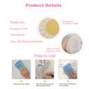 300 Pcs Confetti Wall Decals - Peel and Stick Sprinkle Vinyl Strip Wallpaper Stickers for Kids Bedroom, Nursery & Party Decor