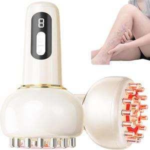 Leg Massager for Circulation and Pain Relief, Lymphatic Drainage & Varicose Veins Support - Calf, Foot & Knee Massager with SoothingPulse, Heat, Light & Vibration