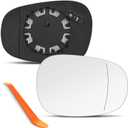 Compatible with BMW 125i 128i 135i 135is 320i 323i 325i 328i 335d 335i xDrive 335is Passenger Side Mirror, 2009 2010 2011 2012 2013 - Right Side Mirrors Replacement Glass, Power Heated