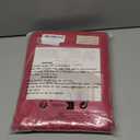 HomeJoy Rectangle Table Cloth Linen Farmhouse Stainproof Waterproof Washable Polyester Oblong Rectangular Fabric Table Cover for Kitchen Dining Dinner (Red, 60 X 84 Inch)