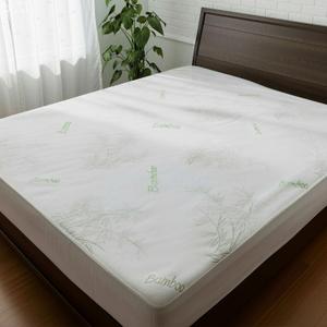 Waterproof Mattress Protector Cover- Bamboo Viscose 260 GSM mattress cover, Breathable, Noiseless, Fitted style, Fits up to 15 Inches deep mattress (Twin)