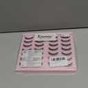 Kiromiro Natural Lashes Wispy Fake Eyelashes Nautal Look 10mm 3D Mink Lashes Extension Soft Strip Eyelashes Pack