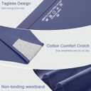 High Waisted Thongs Underwear for Women Seamless No Show Panties Soft Tagless High Cut Ladies Thong 6 Pack (M)