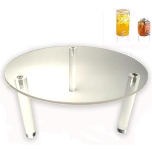 Drink Dispenser Stand,Clear Acrylic Stands,Fit Max 7.87 Inch Diameter of Glass Drink Dispenser,Water Dispenser Stand for Parties and Events,Plant Stands,Cake Stand,Beverage Dispenser Stand Only