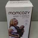 Momcozy Baby Carrier - Ergonomic, Cozy and Lightweight Carrier for 7-44lbs, Effortless to Put On, Ideal for Hands-Free Parenting, Enhanced Lumbar Support, Purehug for Infant to Toddler, Black