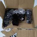 Metallic Wrapped Balloon Weight Pack of 6 (Black)