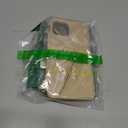 UnnFiko Wallet Case Compatible with iPhone 12 Pro, Cute Light Luxury Bag Design, Purse Flip Card Pouch Cover Soft Silicone Case with Handstrap Long Shoulder Strap (Khaki, iPhone 12 Pro)