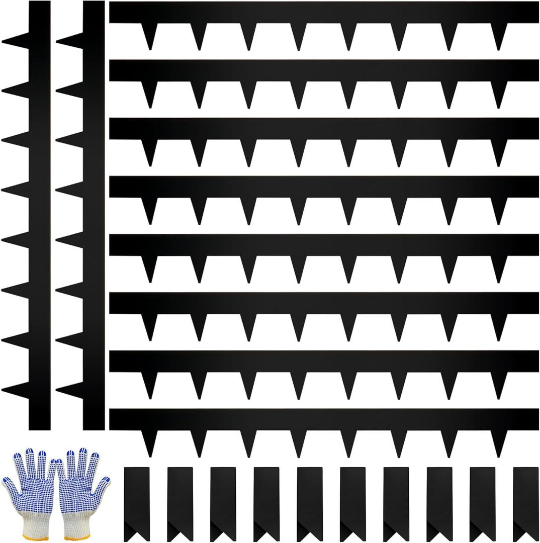 Steel Landscape Edging 4.5 Inch Metal Landscape Edging 33Ft Total 10-Pack