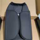 Center Console Armrest Cover for Kia Sportage 2023 2024 2025 2026 Accessories Arm Rest Lid Pad with Side Pockets, Black Faux Leather