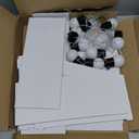 imprsv 4FT Marquee Numbers, Light Up Numbers for 1st 21st Birthday Decorations, light up letters Anniversary Party Decor, Mosaic Numbers for Balloons Number 1, Pre-Cut Foam Board Kit