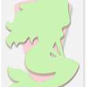 Mermaid and Mermaid Tail Colorful Pastel Paper Shaped Craft Sheets - 24 Count