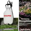 Chapin 20541 Pump Sprayer, 1Gallon, Foaming, Lawn & Garden, Translucent Poly Tank, Adjustable Nozzles, AntiClog Filter, 12" Wand & 34" Reinforced Hose for Weed, Pest & Fertilizer Applications