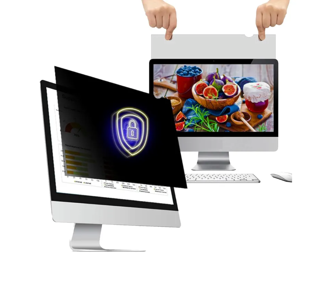 apeisi [2 pack 21.5 inch privacy screen filter for computer widescreen 16:9 monitor - privacy shield,anti-glare and anti-blue light screen protector