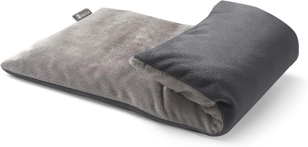 RelaxCoo Heating pad Microwavable with Washable Cover 6 * 12" Microwave Moist Heat Pad for Neck Shoulder, Cramps, Back Pain Relief, Warm Compress Rice Bean Bag Hot Pack for Muscles, Joints, Lavender