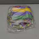 Tioncy 96 Pcs Mardi Gras Plates and Napkins Disposable Tableware Set Purple Nola Paper Plates Forks for 24 Guests Mardi Gras Party Supplies Alligator Crawfish Pelican Party Decorations Forks Set