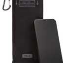 TOCA Faraday Pouch and Security Bag for Smartphones, GPS, RFID, Data Blocker, Shielding Purse, Travel, Anti-Hacking & Anti-Tracking, Privacy Protection Black (Slim RFID Case)