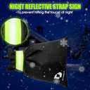 DELSWIN Outdoor Faucet Covers for Winter, 2P 8.7"x7" Spigot Covers Winter Insulated for Outside, Reusable Waterproof Garden Faucet Socks for Freeze Protection