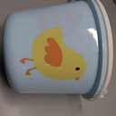 Blue Bird and white egg Easter bucket