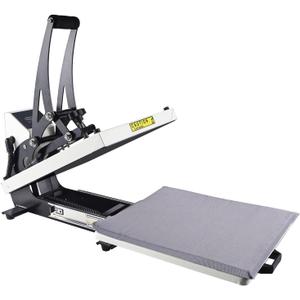 ColorSub Heat Press 15x15 inch Industrial Quality Heat Press Machine with Slide Out Drawer, Heat Press Machine for T Shirts, White