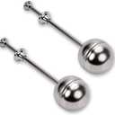 Numola Long Handle Tea Ball Stainless Steel, 2Pcs Premium Tea Infuser Filter for Loose Leaf Tea, Reusable Fine Mesh Tea Interval Diffuser Strainer for Cup and Teapot