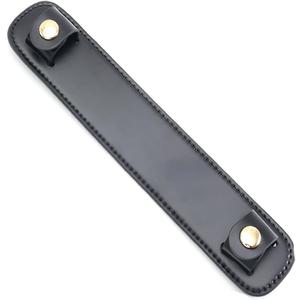 Jiesinlov Leather Backpack Shoulder Strap Pads Replacement Cushion Strap Covers for Tote Bag (Black)