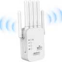 2025 WiFi Extenders Signal Booster for Home Long Range Up to 9800 sq. ft & 40 Devices, WiFi Extender Signal Booster, Internet Booster, Long Range WiFi Extender, Quick Setup-Medium