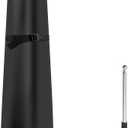 Patio Umbrella Cover, Waterproof Umbrella Covers for 7ft to 9ft Outdoor Umbrellas Market Parasol Covers with Push Rod, Black