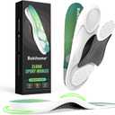 Bukihome Supercritical Foaming Athletic Insoles - Running & Basketball Shoe Inserts with Energy Return, Shock Absorption & Arch Support - Lightweight Performance Boost for Men/Women -L