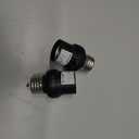 DEWENWILS Light Sensor Socket, Dusk to Dawn Light Socket Adapter, 360 Sensor Rotation, E26/E27 Light Bulb Sockets for Porch Light, Wall Light, Compatible with LED/INC/CFL/Halogen Bulbs, 2 Pack (Black)