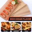 Grilling Planks, Easily Infuse Smoky Flavor into BBQ, Fish, Meat, Veggies, and More,Thick Barbecue Board Grilling Gift Idea (5.5"x11.5"-6 Pack)