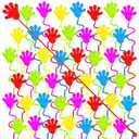 20PCS Glitter Sticky Hands for Kids, Mini Stretchy Slap Hands Toys, Little Hands Sticky Hands Bulk for Party Favors, Girls, Boys, Classroom Prizes, Students, Birthday Gifts, Goodie Bags Stuffers