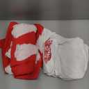 HunnmingRe Set of 4 Red and White Christmas Pillow Covers 18x18 Inch Tufted Embroidered Pine Tree Throw Pillows Cover Farmhouse Winter Holiday Cushion Case for Sofa Couch Bed Room Home Decorations