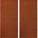 Jacquotha Waffle Hand Towels for Bathroom Kitchen Decor 2-Piece (Rust) Cotton Quick Dry, Super Soft, Absorbent Kitchen Towels, 13x29