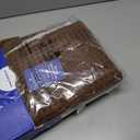 MIULEE Set of 2 Waffle Bathroom Rugs, Terracotta Boho Bath Rug Super Absorbent, Non Slip Washable Ultra Soft Rubber Backed Shower Bath Mats for Floor, Tub, Shower, Looped Design, Caramel, 18x30 Inch