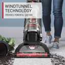 Hoover WindTunnel Cord Rewind Pro Bagless Vacuum Cleaner, Corded Upright Vacuum Cleaner for Carpet and Hard Floor, Multi-Cyclonic Filtration, 25ft Auto-Rewind Cord, 5-Height Adjustment