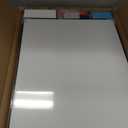 Magnetic Whiteboard, 24"x18" Dry Erase White Board for Wall, Hanging Presentation Board for Home, Office, School, Black Aluminum Frame