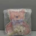 Wenqik 63 Pcs Bear Baby Shower Guest Book Alternatives Set Baby Shower Decorations with Photo Frame Sonogram Frame Keepsake 60 Wood Slices Guest Book for Birthday